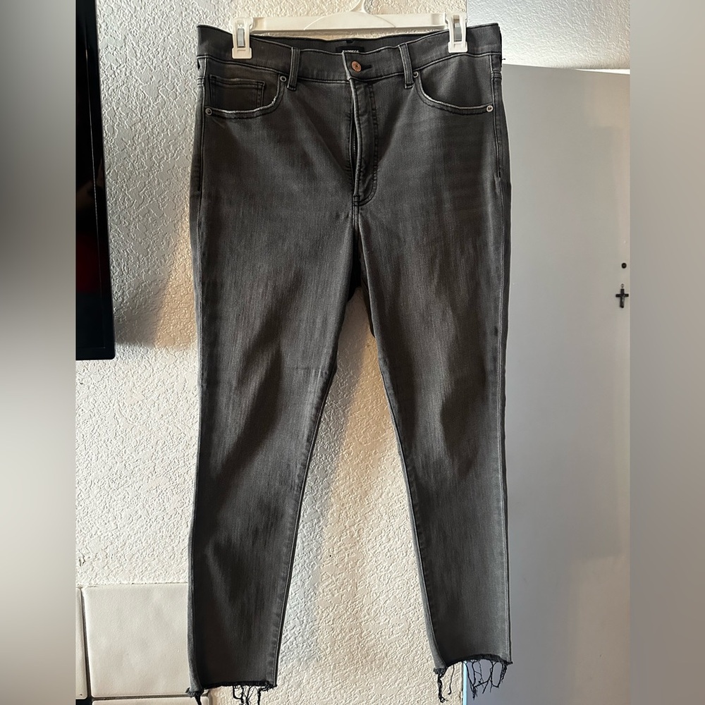 Express gray jeans sz 14